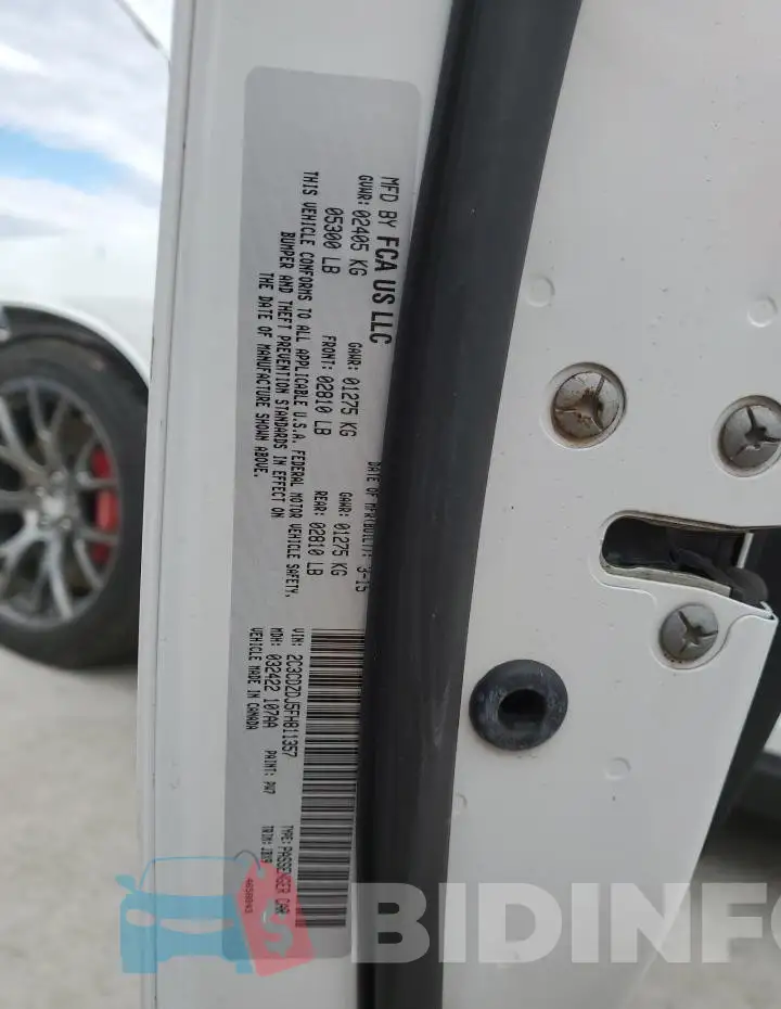 2C3CDZDJ5FH811357 Photo# 12