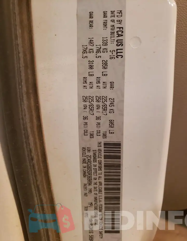 2C4RDGBG5GR369094 Photo# 13
