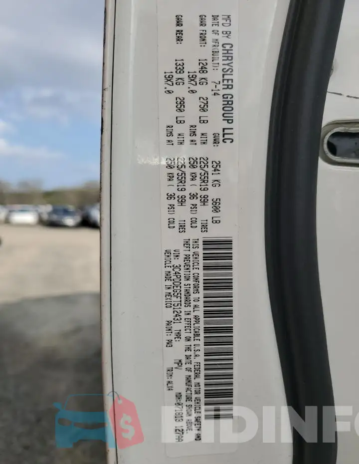3C4PDDEG5FT512431 Photo# 12