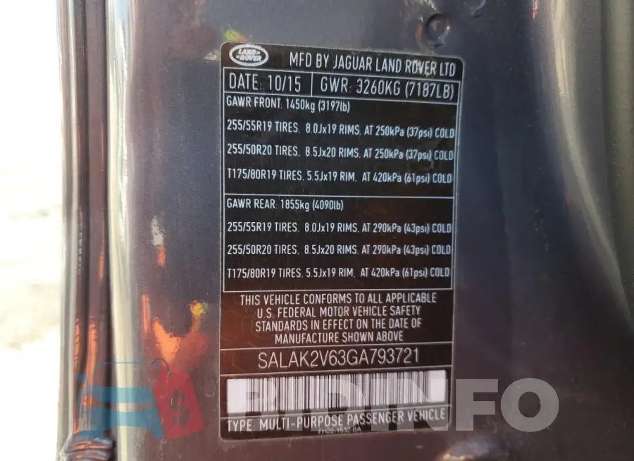 SALAK2V63GA793721 Photo# 14