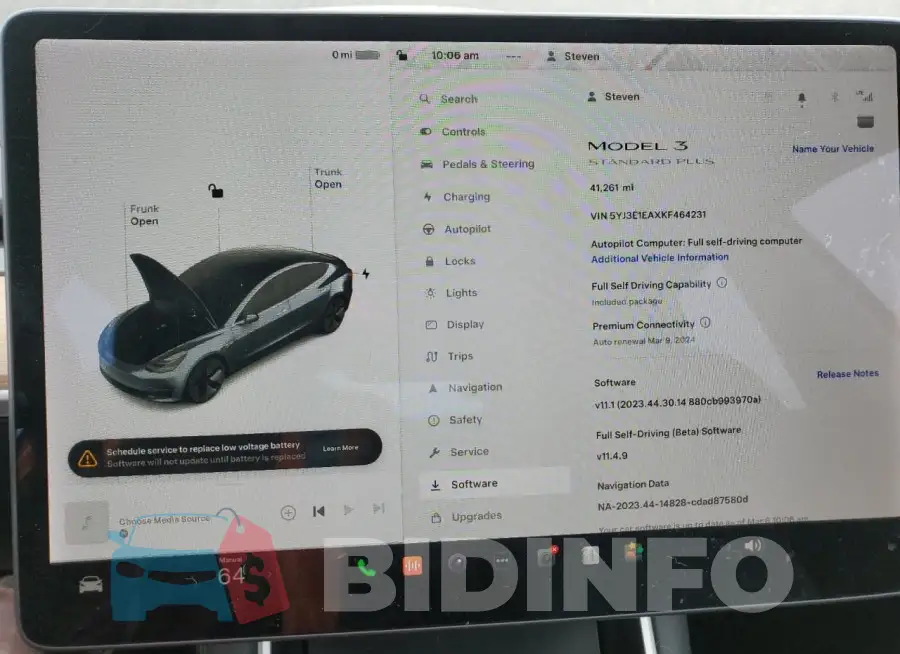 5YJ3E1EAXKF464231 Photo# 9