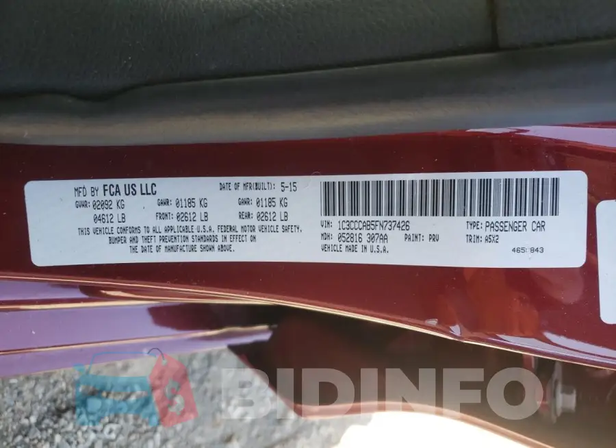 1C3CCCAB5FN737426 Photo# 12