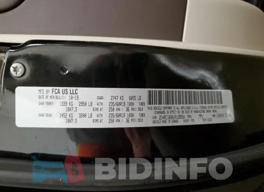 2C4RC1BG0LR128554 Photo# 13