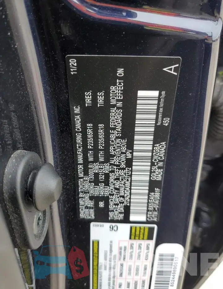 2T2AZMDAXMC271272 Photo# 12