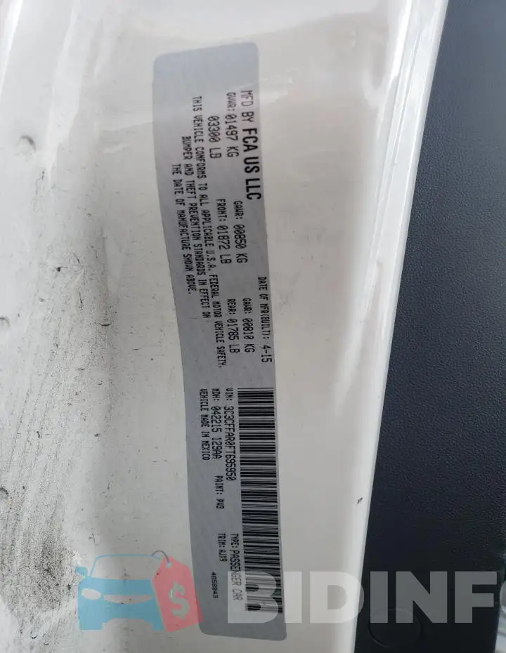 3C3CFFAR0FT695950 Photo# 12