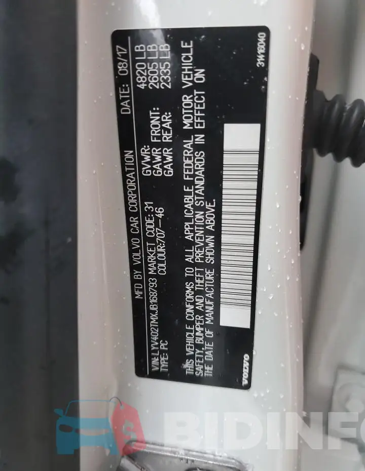 LYV402TMXJB168793 Photo# 12