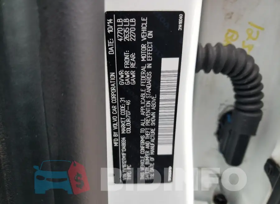 YV1612TM1F1348694 Photo# 12