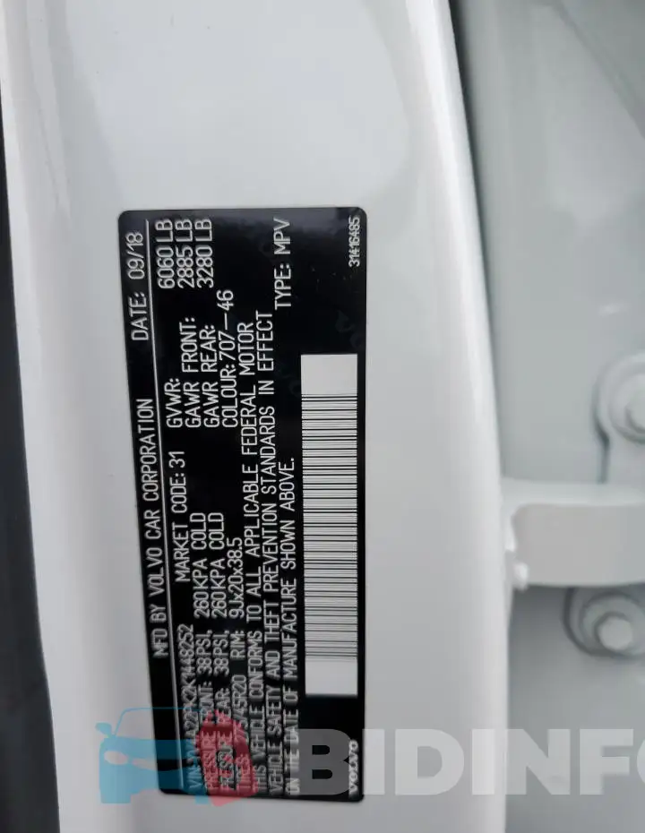 YV4A22PK2K1448252 Photo# 13