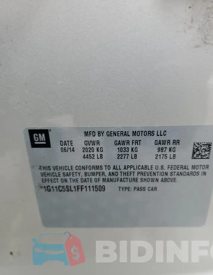 1G11C5SL1FF111509 Photo# 12