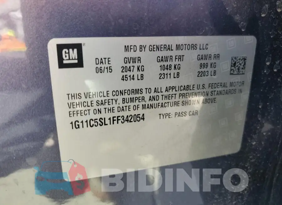 1G11C5SL1FF342054 Photo# 12