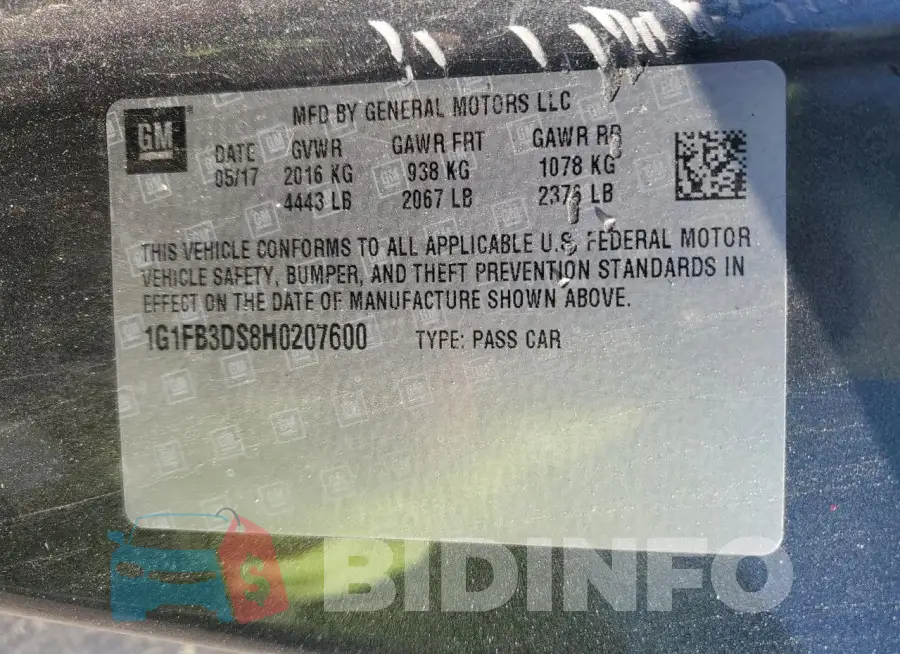 1G1FB3DS8H0207600 Photo# 12