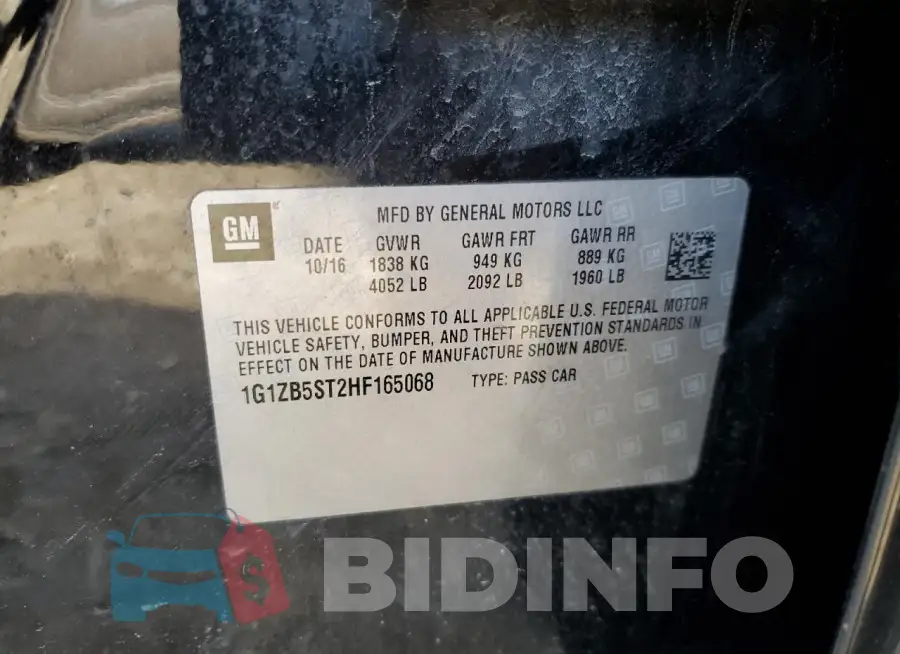 1G1ZB5ST2HF165068 Photo# 12