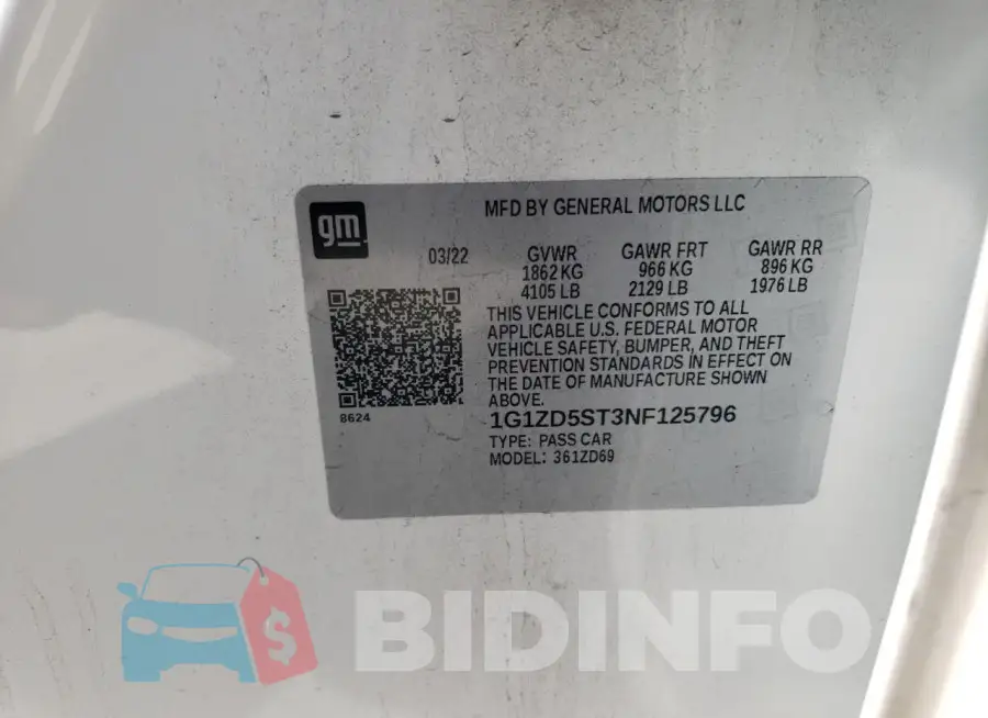 1G1ZD5ST3NF125796 Photo# 12