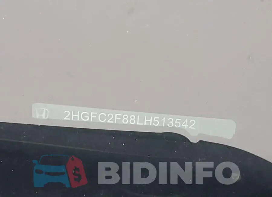 2HGFC2F88LH513542 Photo# 12