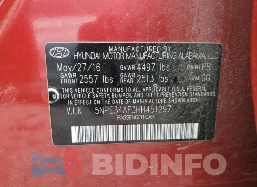 5NPE34AF3HH451297 Photo# 12