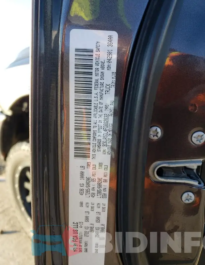 3C6UR5DL4FG662832 Photo# 12