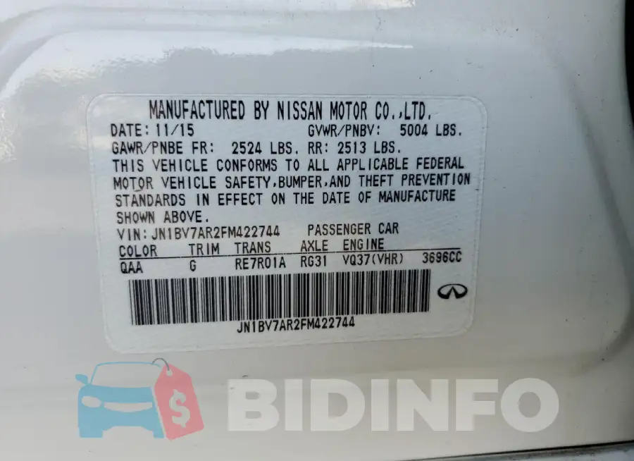 JN1BV7AR2FM422744 Photo# 12