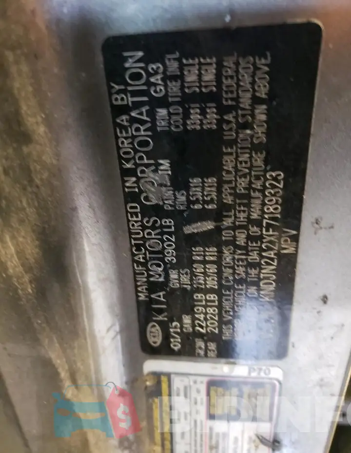 KNDJN2A2XF7189323 Photo# 12