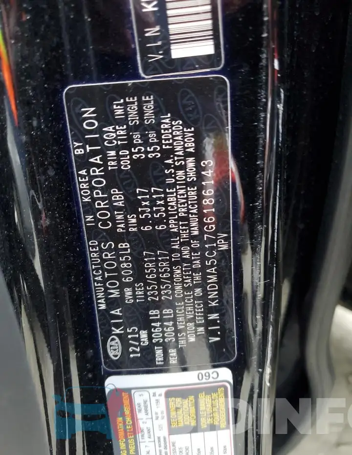 KNDMA5C17G6186143 Photo# 13