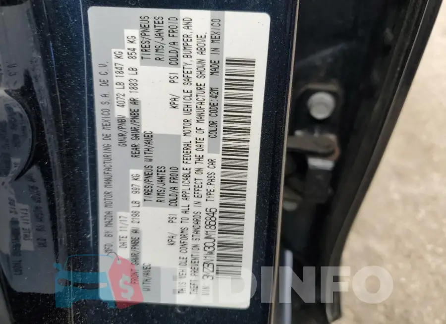 3MZBN1W30JM186846 Photo# 12