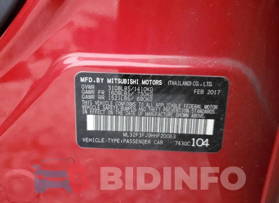 ML32F3FJ9HHF20063 Photo# 12
