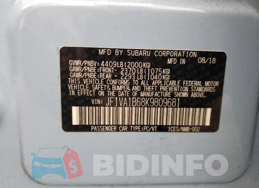 JF1VA1B68K9809681 Photo# 12