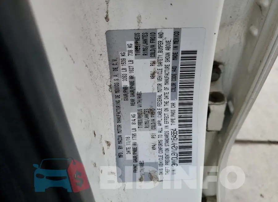 3MYDLBYV2HY164664 Photo# 12