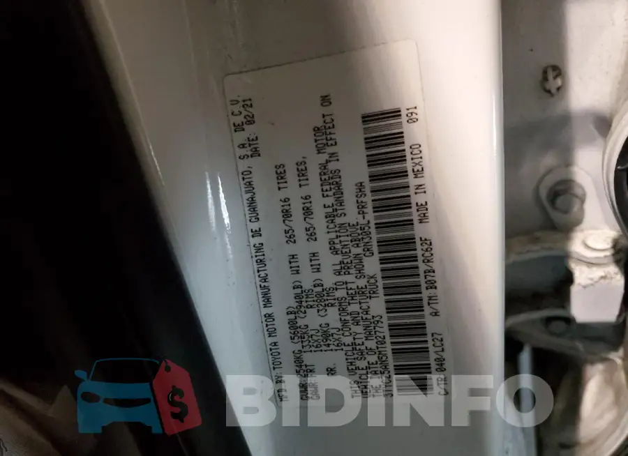 3TYCZ5AN5MT027793 Photo# 12