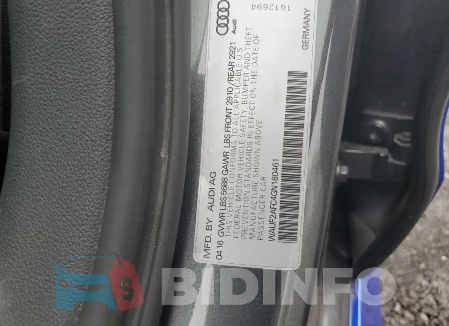 WAUF2AFC4GN180461 Photo# 12