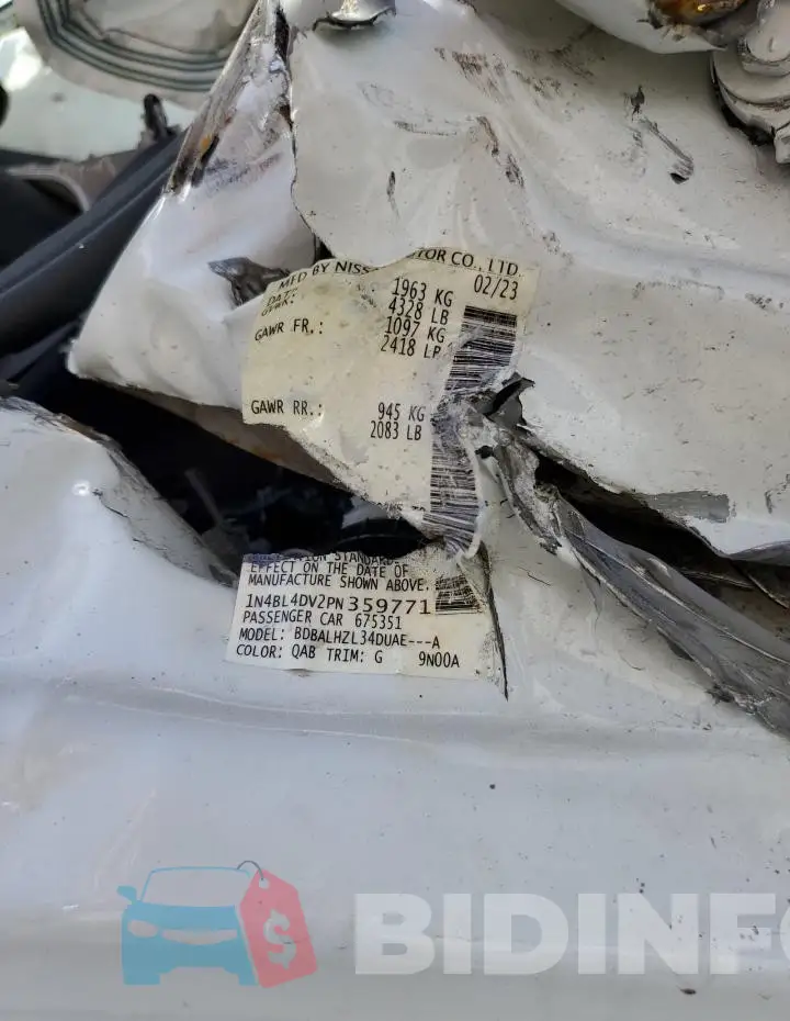 1N4BL4DV2PN359771 Photo# 13