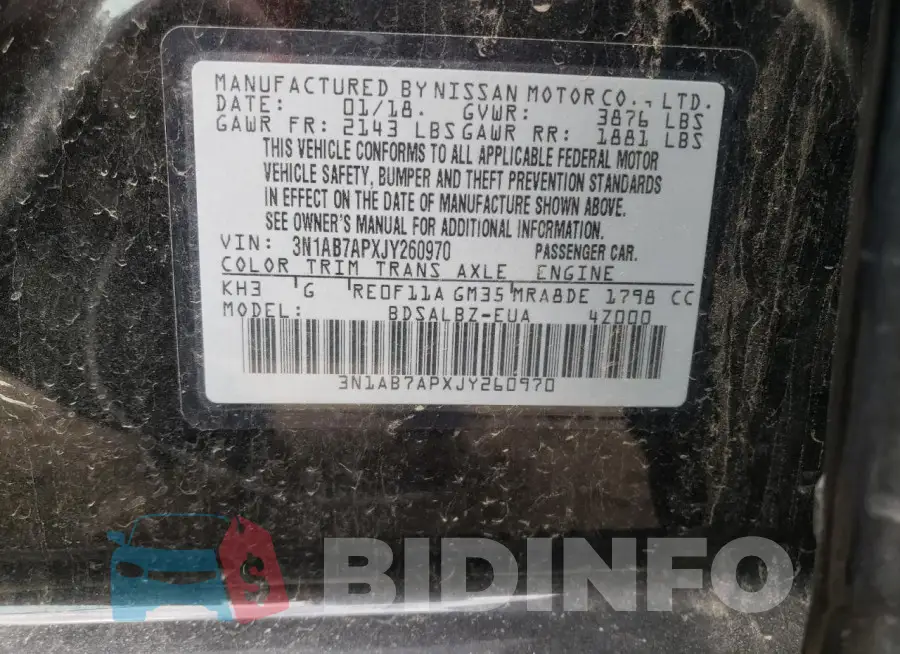 3N1AB7APXJY260970 Photo# 12