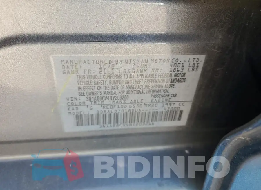 3N1AB8CV4NY203266 Photo# 12