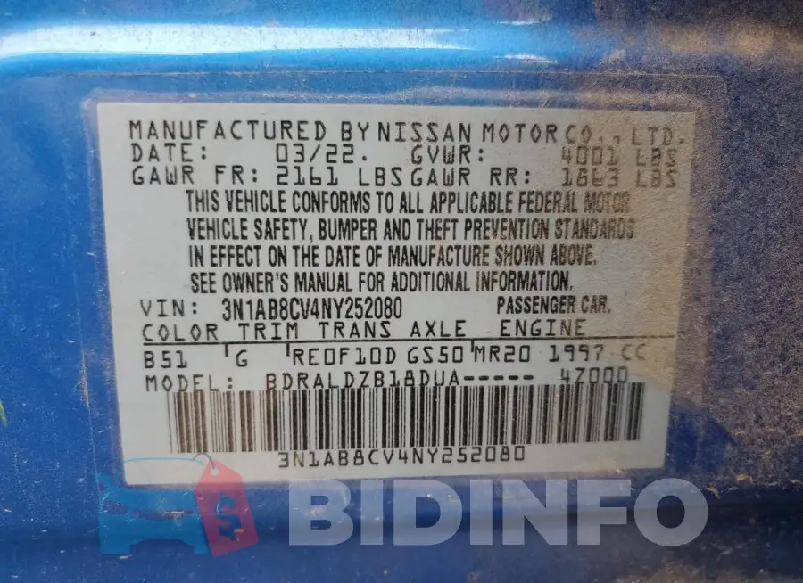 3N1AB8CV4NY252080 Photo# 12
