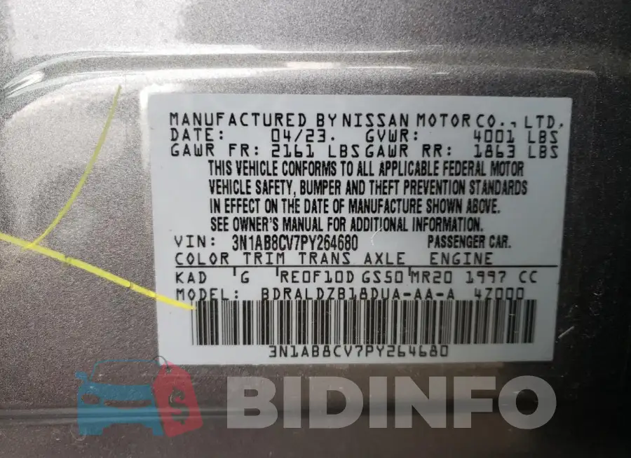 3N1AB8CV7PY264680 Photo# 12