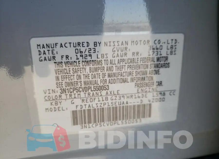 3N1CP5CV0PL550053 Photo# 12