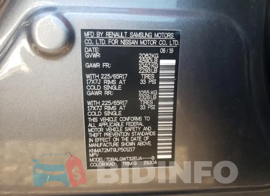 KNMAT2MT9LP501217 Photo# 13