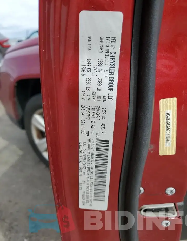 1C4NJDEB9FD130963 Photo# 12