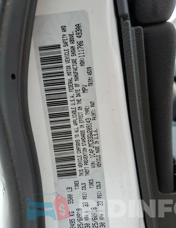 1C4PJMCB3GW209143 Photo# 13