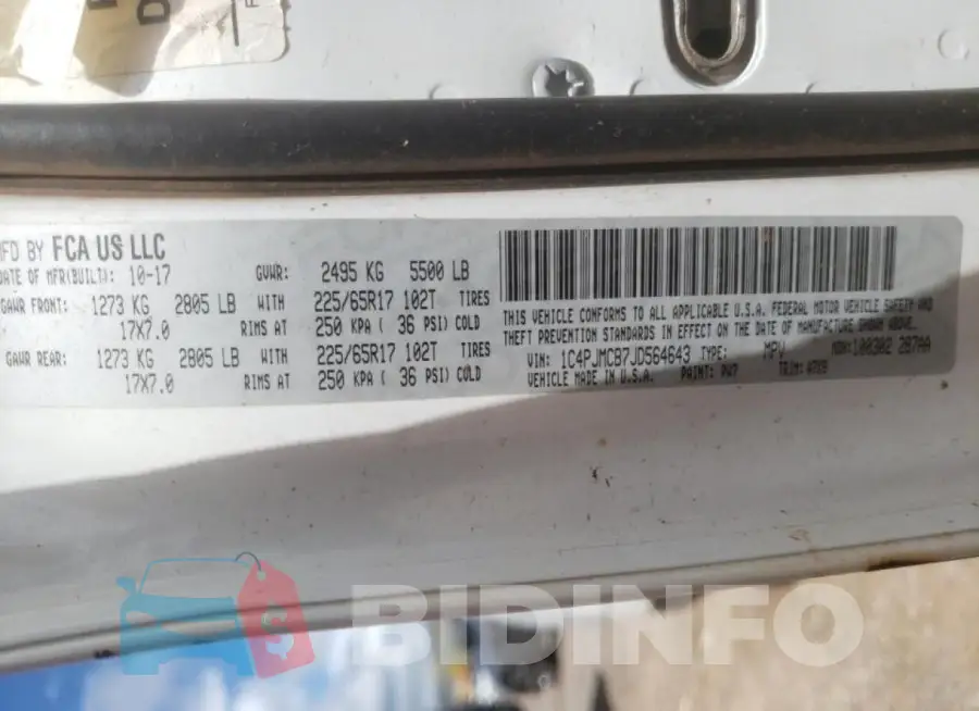1C4PJMCB7JD564643 Photo# 12