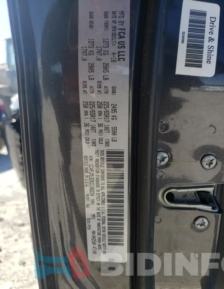 1C4PJMLB3KD188234 Photo# 13
