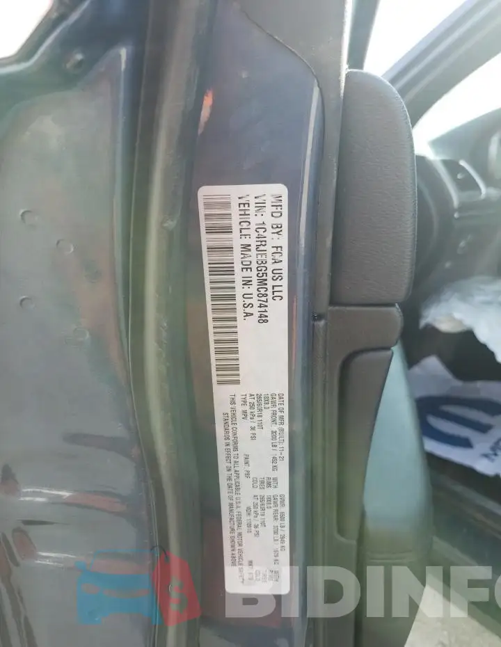 1C4RJEBG5MC874148 Photo# 13