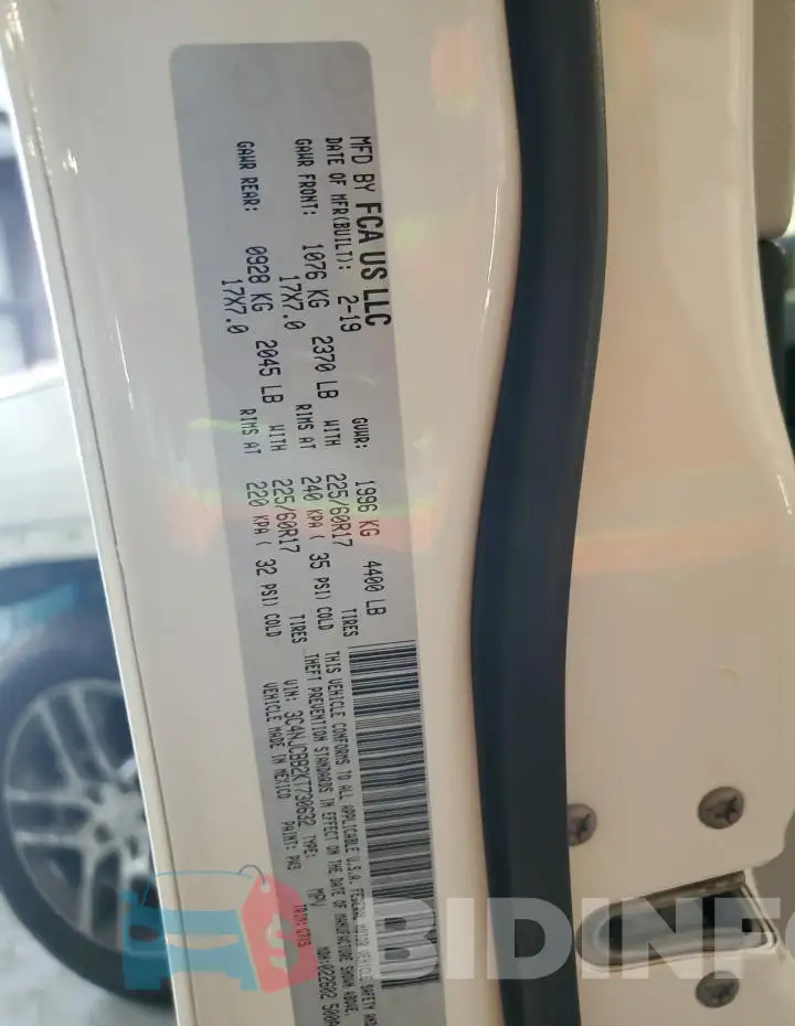 3C4NJCBB2KT730632 Photo# 14