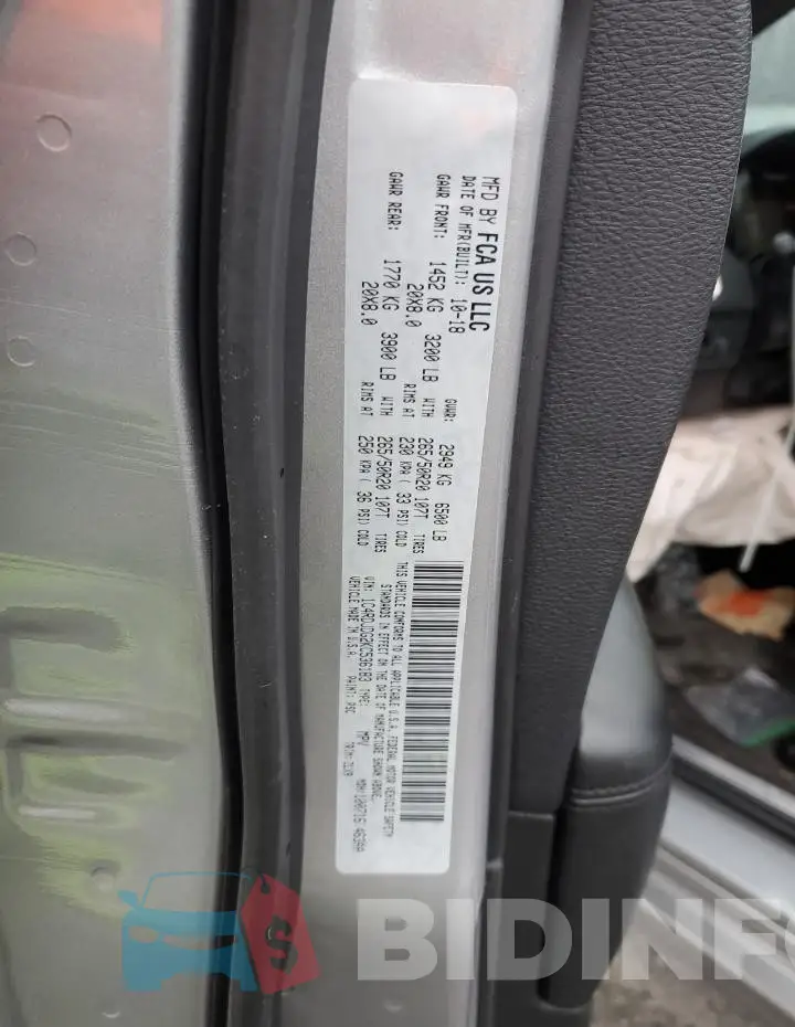 1C4RDJDG2KC536183 Photo# 13