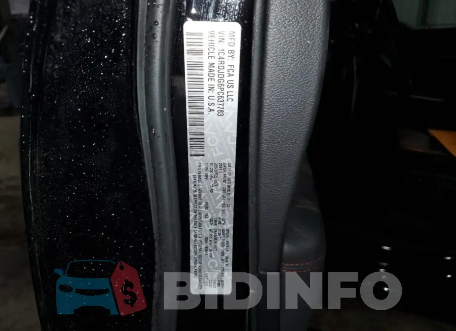 1C4RDJDG6PC637783 Photo# 13