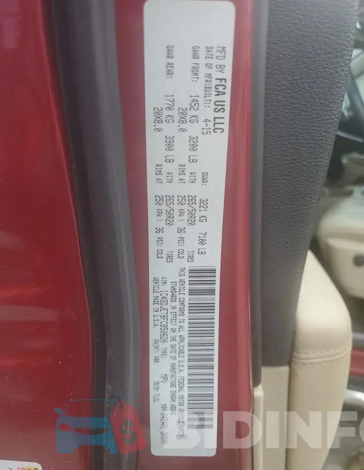 1C4SDJET8FC850620 Photo# 13