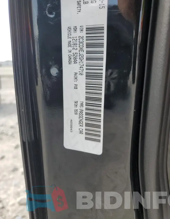 2C3CDXEJ2GH174710 Photo# 10