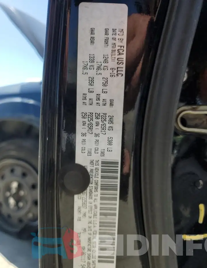 3C4PDCAB3GT225837 Photo# 13