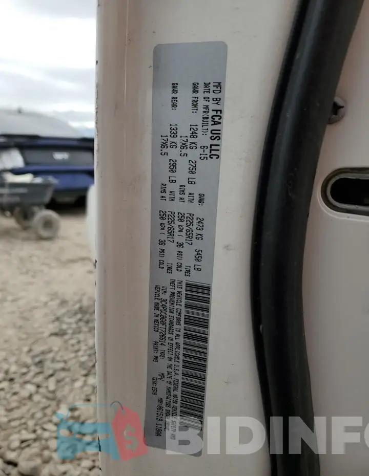 3C4PDCBG0FT726614 Photo# 12