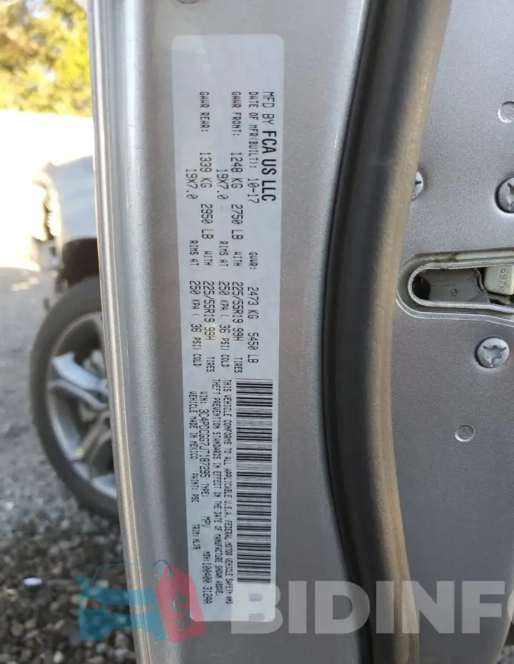 3C4PDCGG7JT187295 Photo# 13