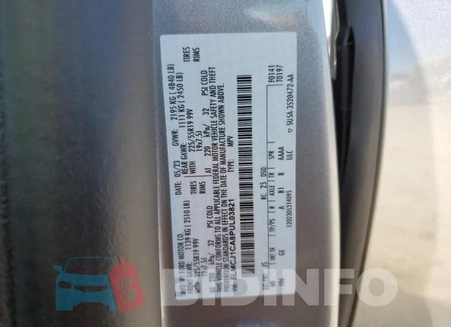 5LMCJ1CA8PUL03821 Photo# 13